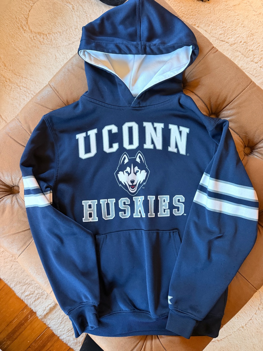 UConn Huskies Navy Kids Hoodie - Collegiate Pullover